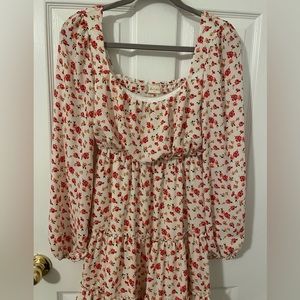 Floral long sleeve dress by Altar’d State size XS